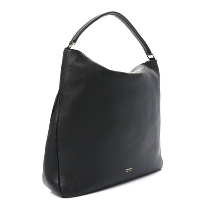 Tom Ford Grained Calfskin Medium TF Hobo Black 3 of 9