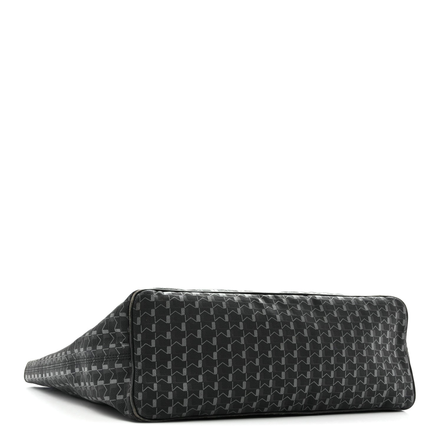 Moynat Calfskin Canvas 1920 M Monogram MM Tote  Black 4 of 15