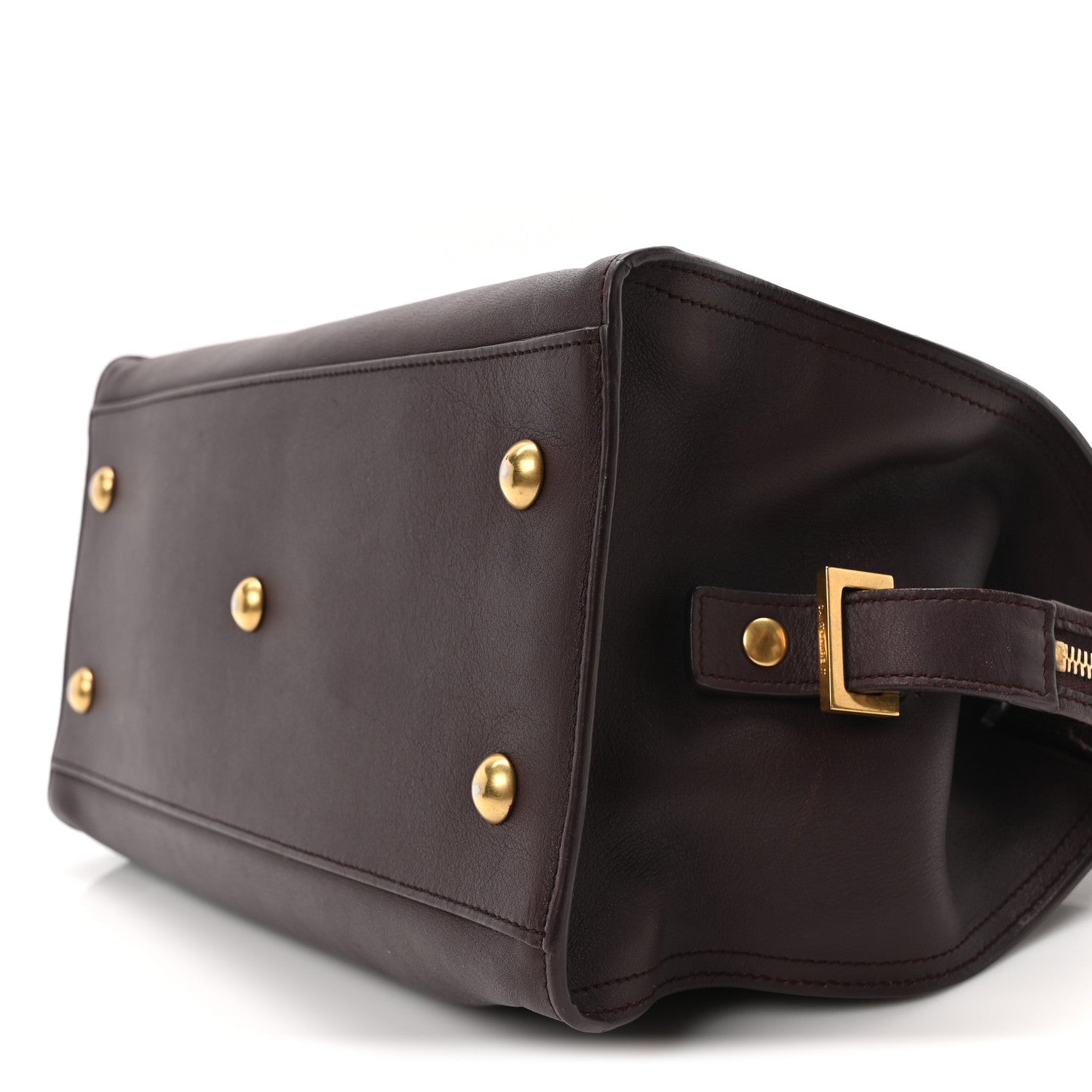 Saint Laurent Calfskin Small Classic Y Cabas Bordeaux 9 of 9