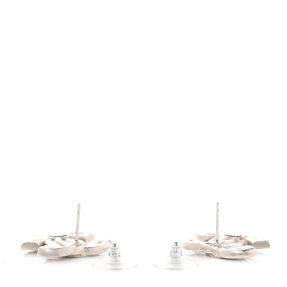Chanel Crystal Double CC Earrings Light Gold 3 of 4