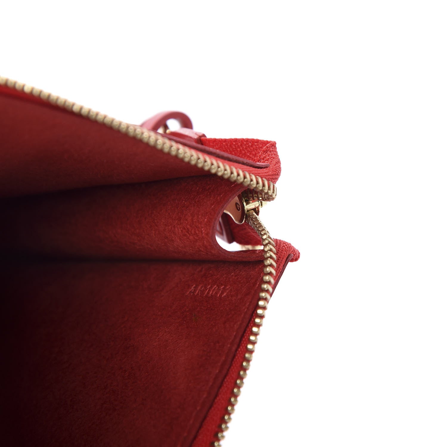 Louis Vuitton Epi Pochette Accessories 24 Castillan Red 9 of 11