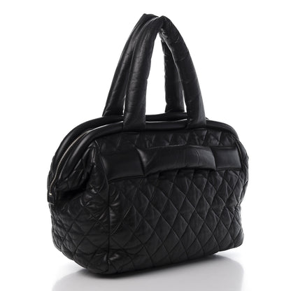 Chanel Lambskin Coco Cocoon Bowler Black 3 of 10