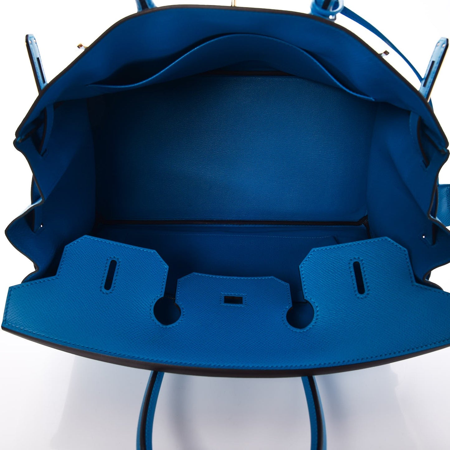 Epsom Birkin 35 Bleu Zanzibar