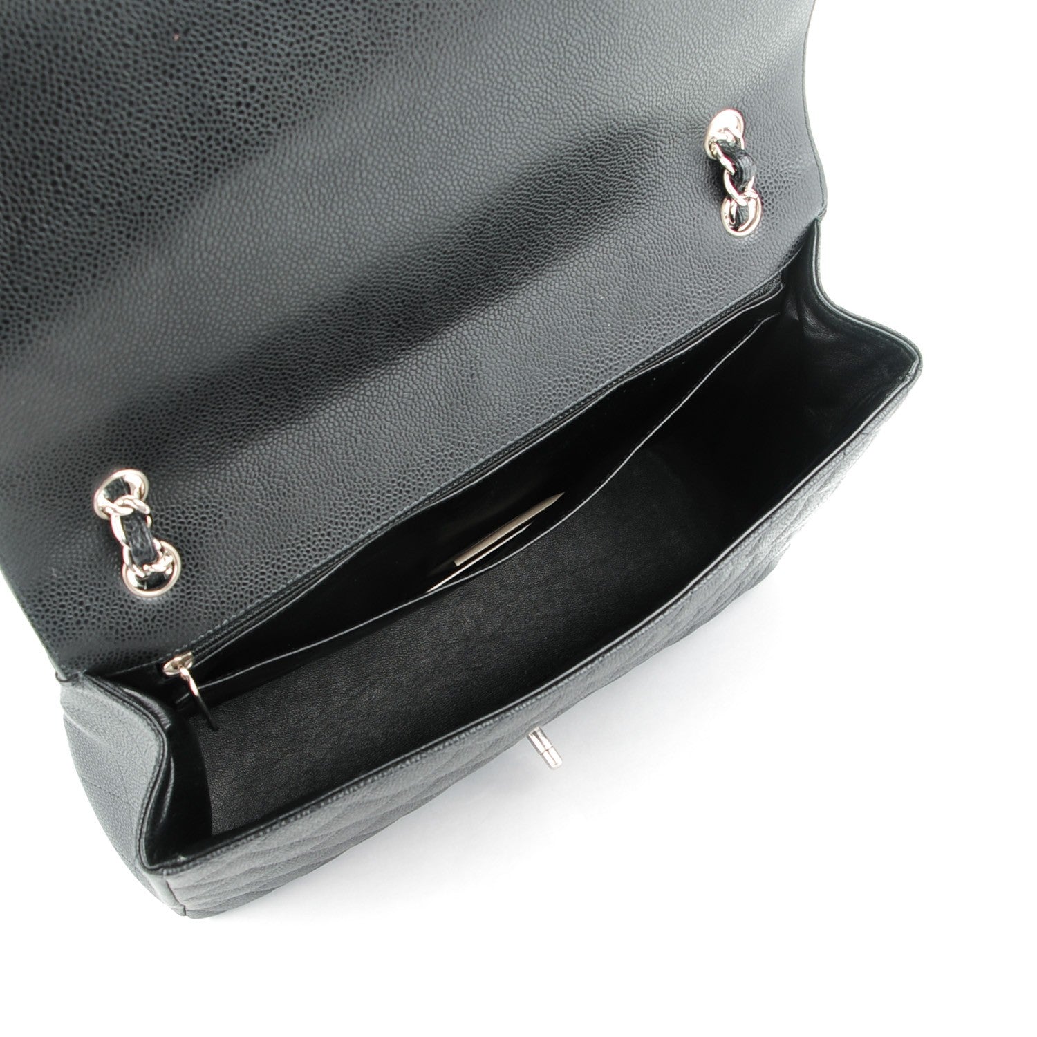 Chanel Caviar Quilted Maxi Single Flap Black 6 of 8