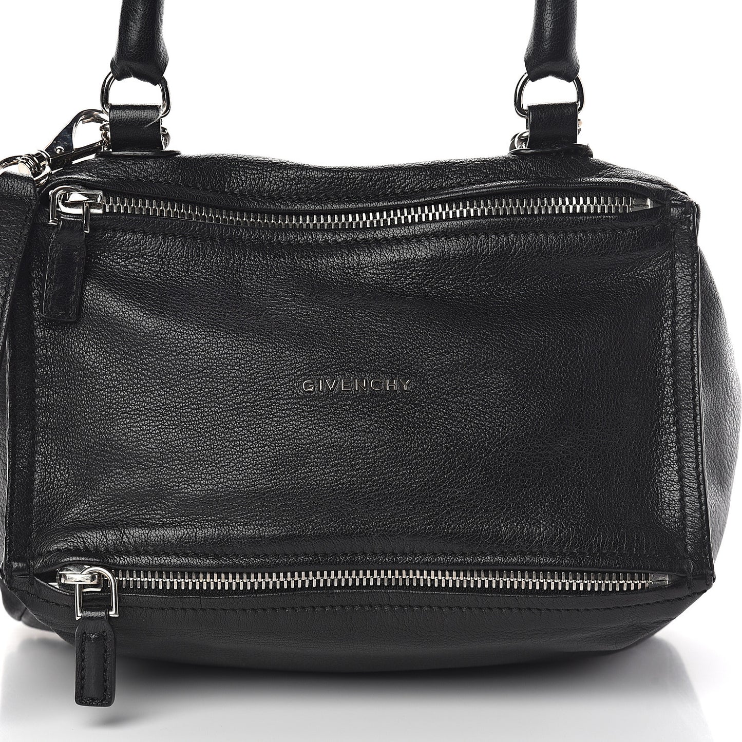 Sugar Goatskin Small Pandora Black