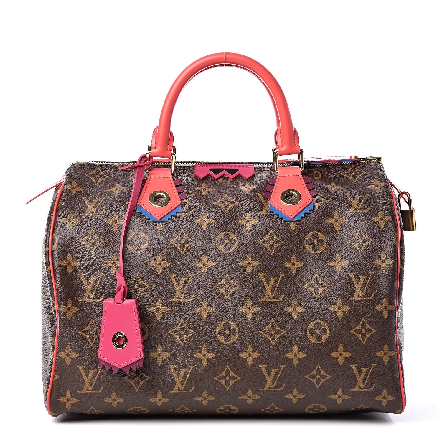 Louis Vuitton Monogram Totem Speedy 30 Flamingo 1 of 12