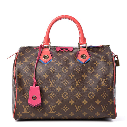 Louis Vuitton Monogram Totem Speedy 30 Flamingo 1 of 12