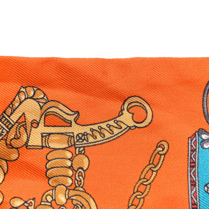 Hermes Silk Mors Et Gourmettes Remix Twilly 6 of 7