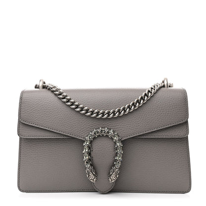 Gucci Pebbled Calfskin Small Dionysus Shoulder Bag Dusty Grey 1 of 11