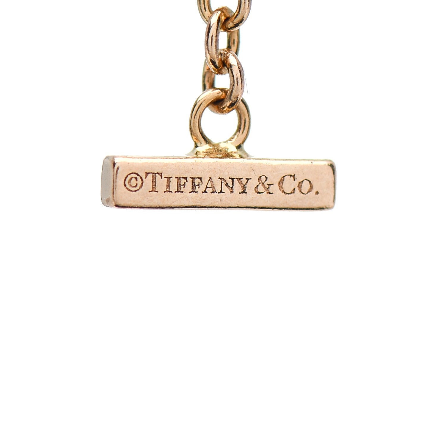 Tiffany 18K Rose Gold Mini T Smile Bracelet 4 of 5
