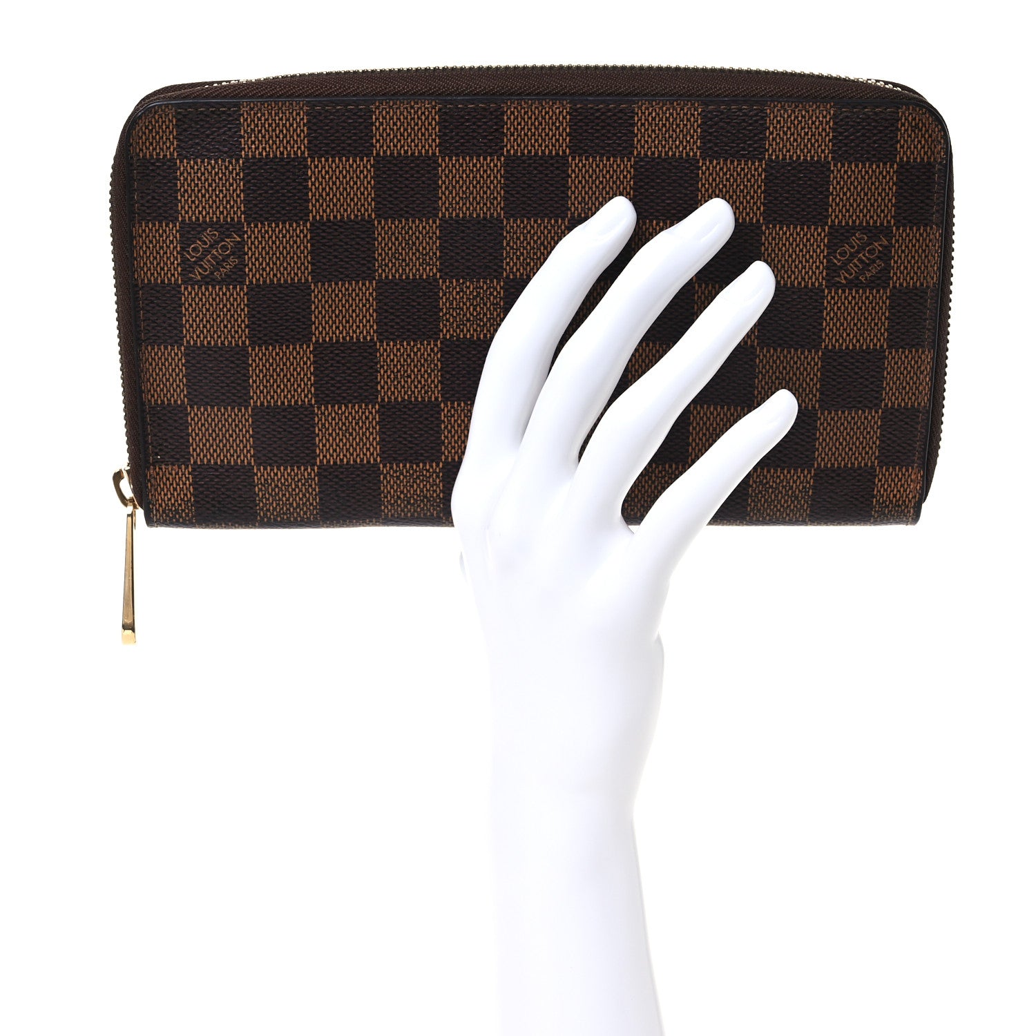 Louis Vuitton Damier Ebene Zippy Organizer Wallet 2 of 16