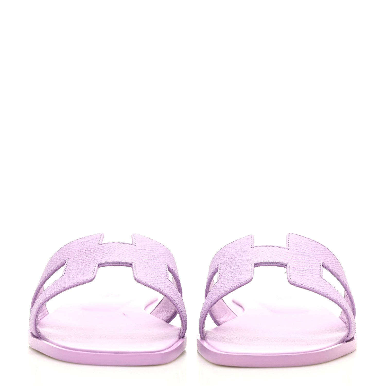Hermes Epsom Oran Sandals 38 Violet Amethyste 2 of 9