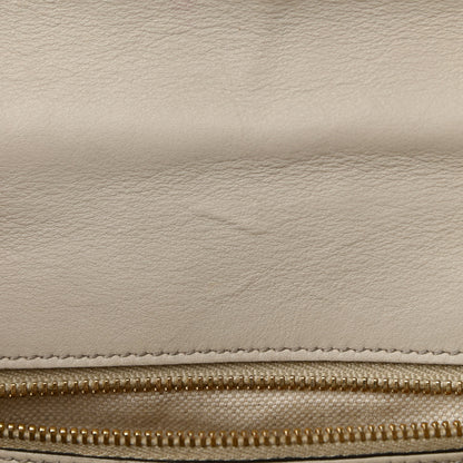 Gucci Calfskin Lizard Embossed Medium New Bamboo Top Handle Bag Grey 13 of 19