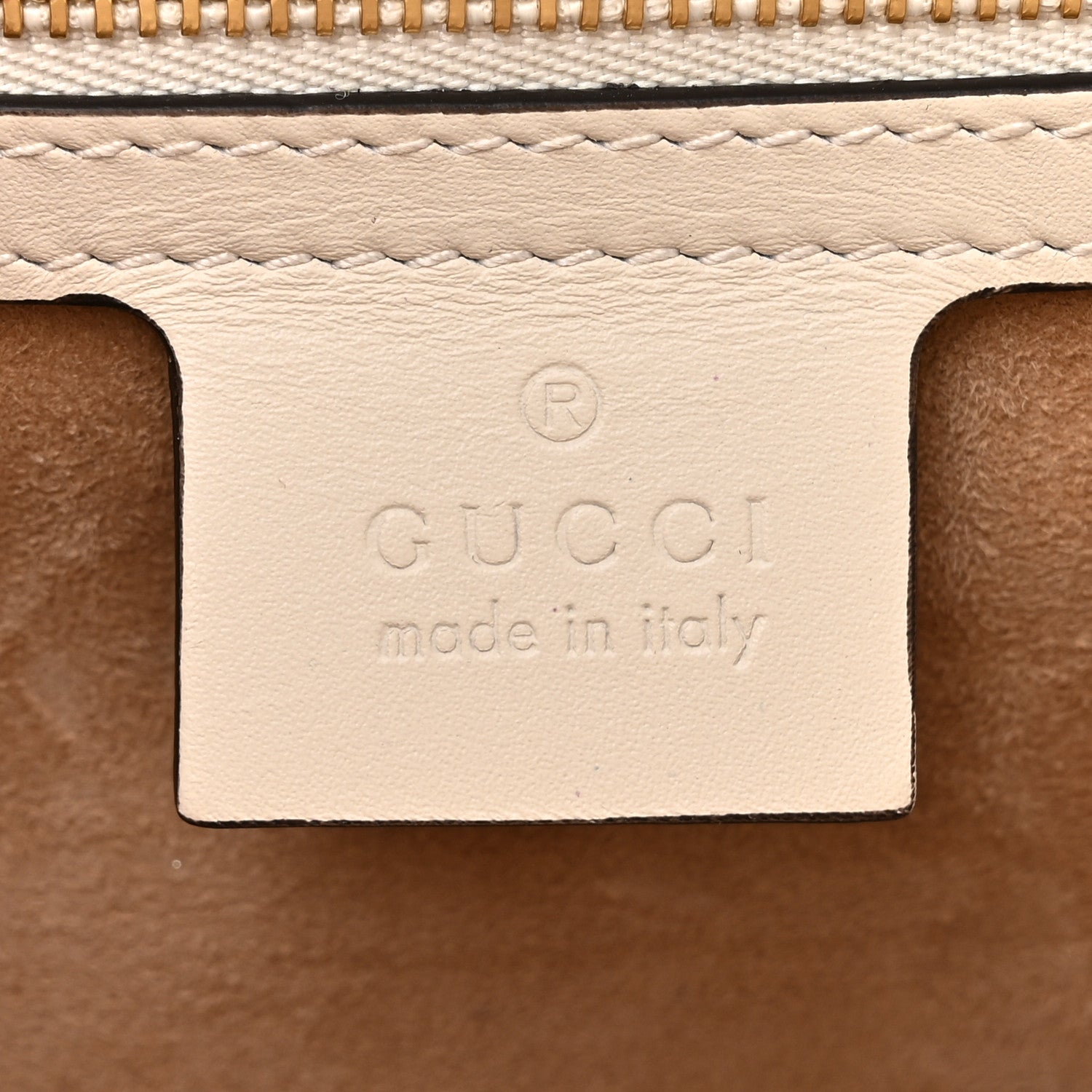 Gucci Calfskin Small Sylvie Shoulder Bag Off White 6 of 12
