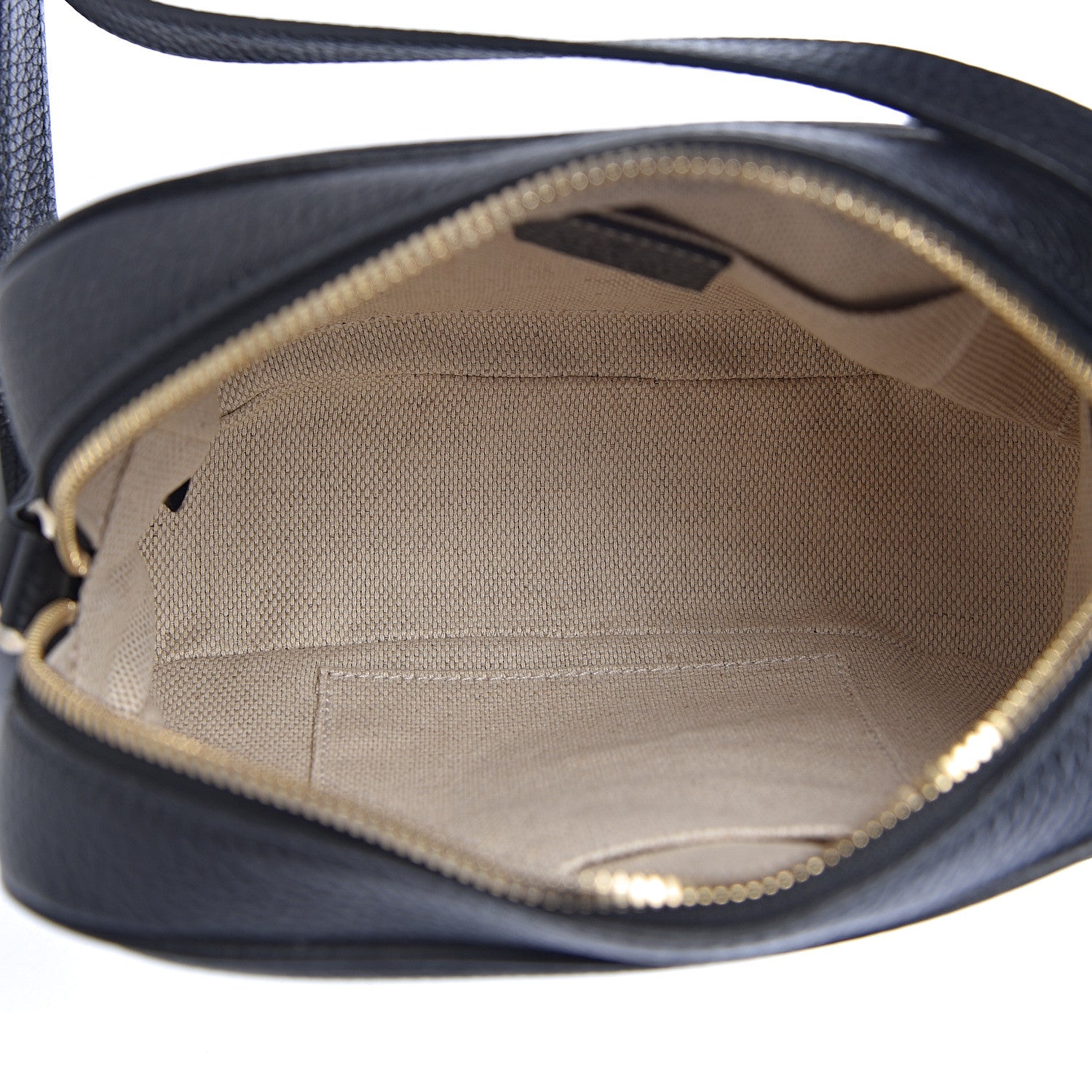 Gucci Pebbled Calfskin Small Soho Disco Bag Black 5 of 11