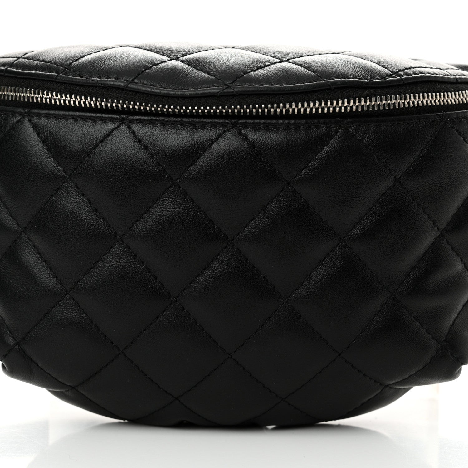Chanel Calfskin Quilted Waist Belt Bag Black 8 of 11