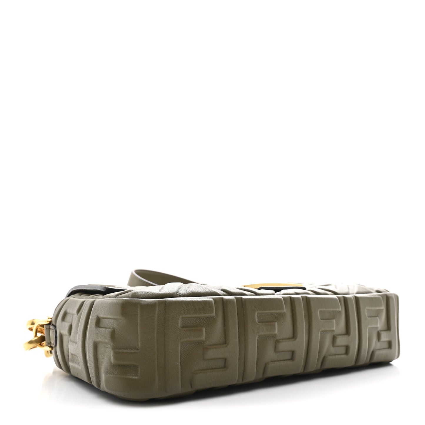 Nappa FF 1974 Embossed Baguette Avocado