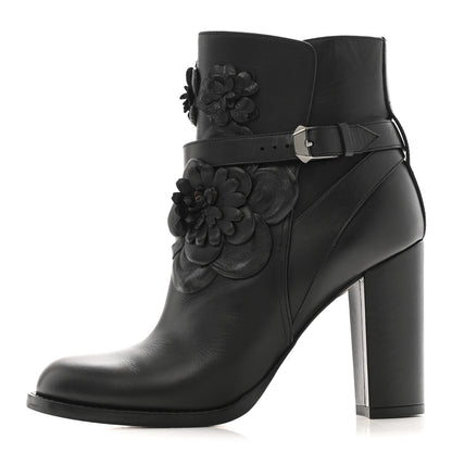 Valentino Garavani Calfskin Techno Couture Boots 38 Black 1 of 11