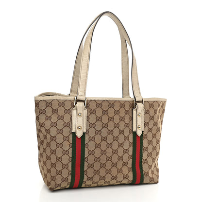 Gucci Monogram Medium Jolicoeur Tote White 3 of 22