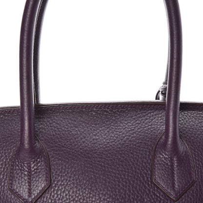 Hermes Taurillon Clemence JPG Birkin 42 Raisin 32 of 56
