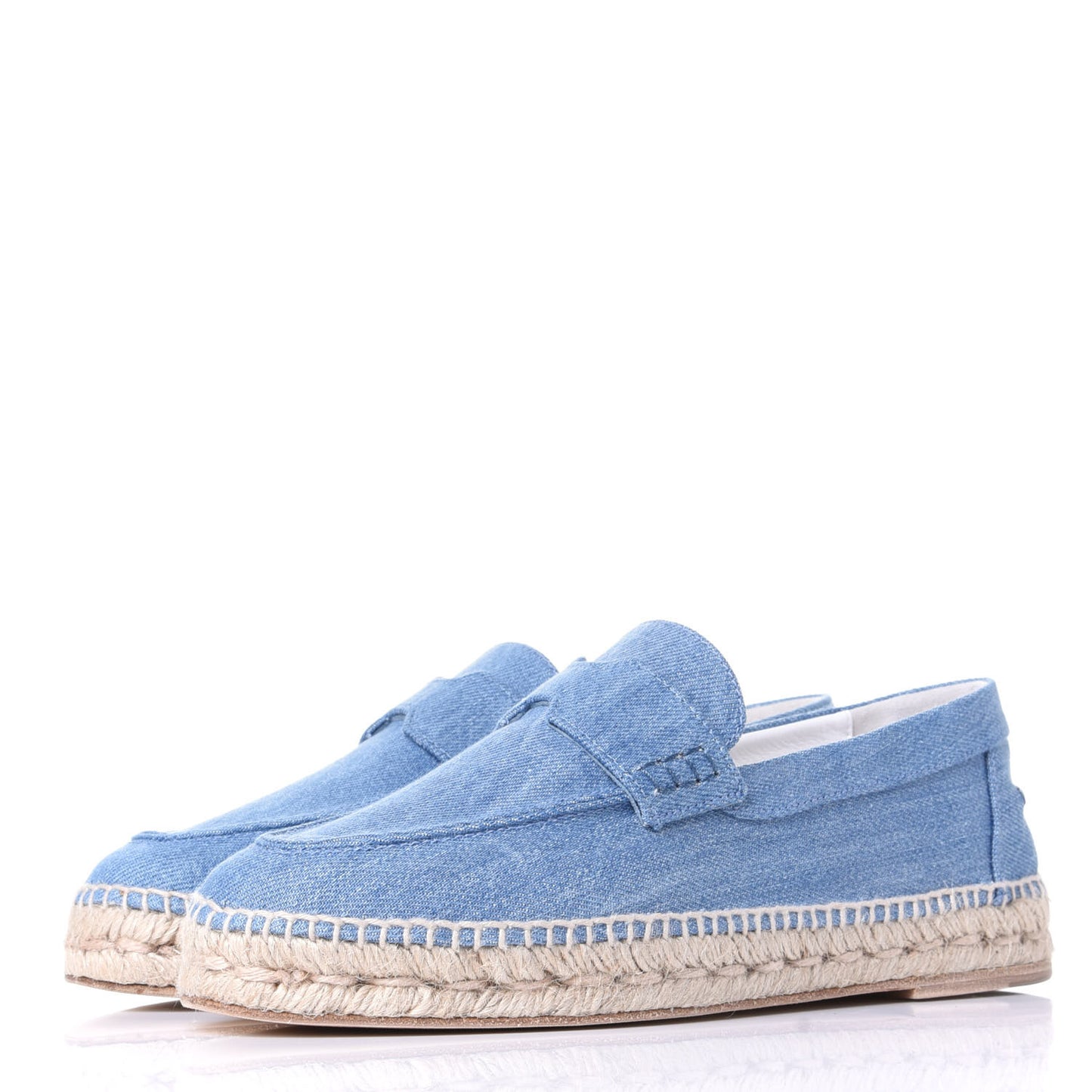 Denim Womens Trip Espadrilles 39 Bleu Clair