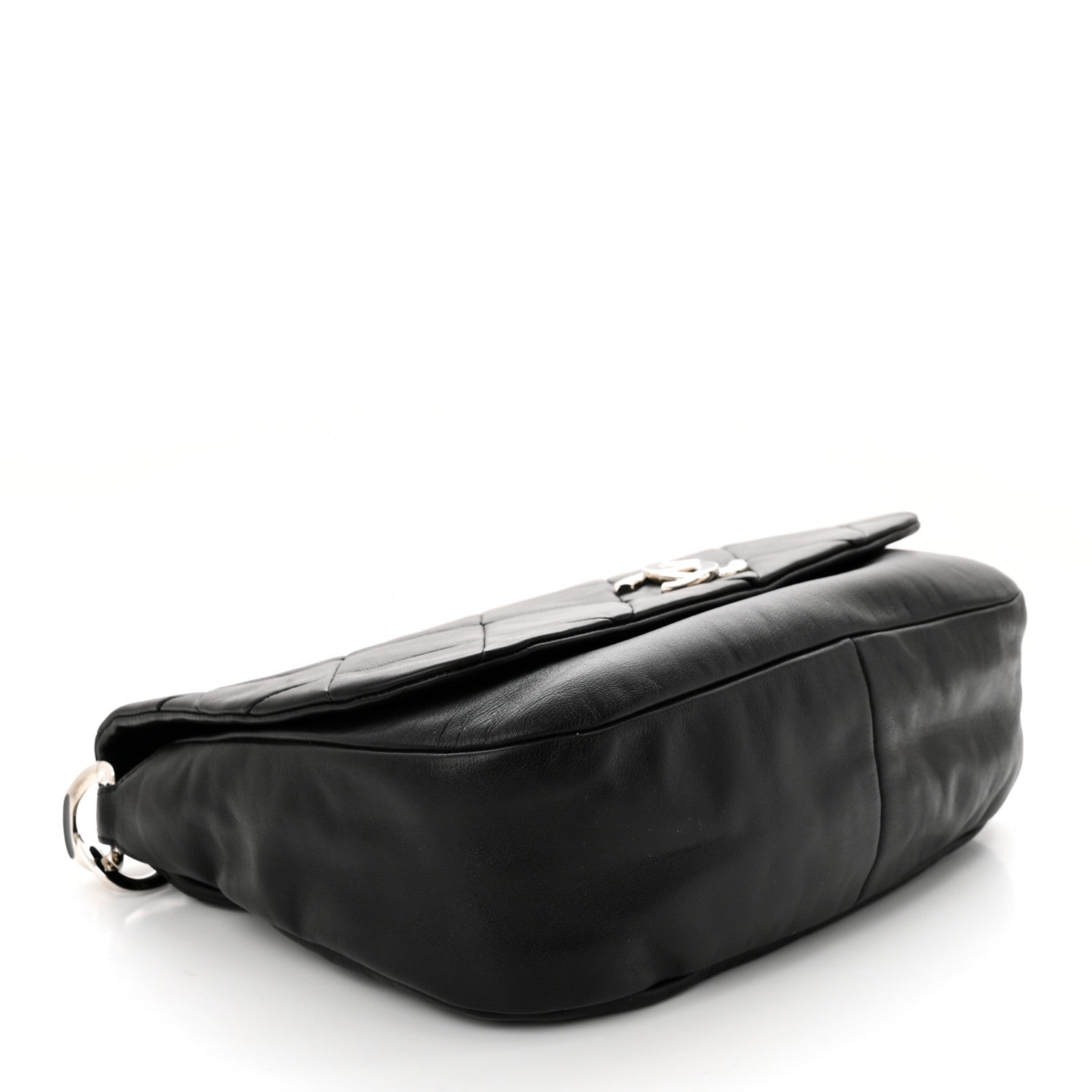 Chanel Lambskin Quilted Enamel CC Pillow Soft Flap Black 4 of 15