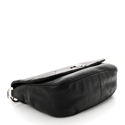 Chanel Lambskin Quilted Enamel CC Pillow Soft Flap Black 4 of 15