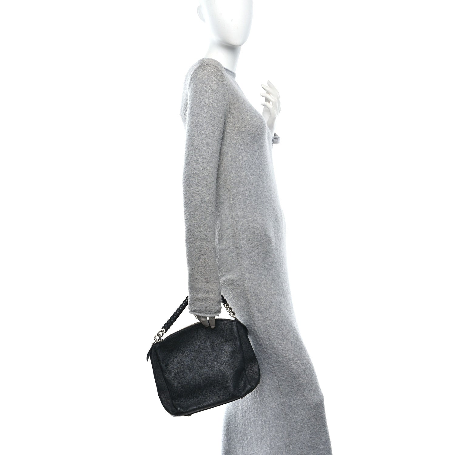 Louis Vuitton Mahina Babylone Chain BB Black 2 of 9