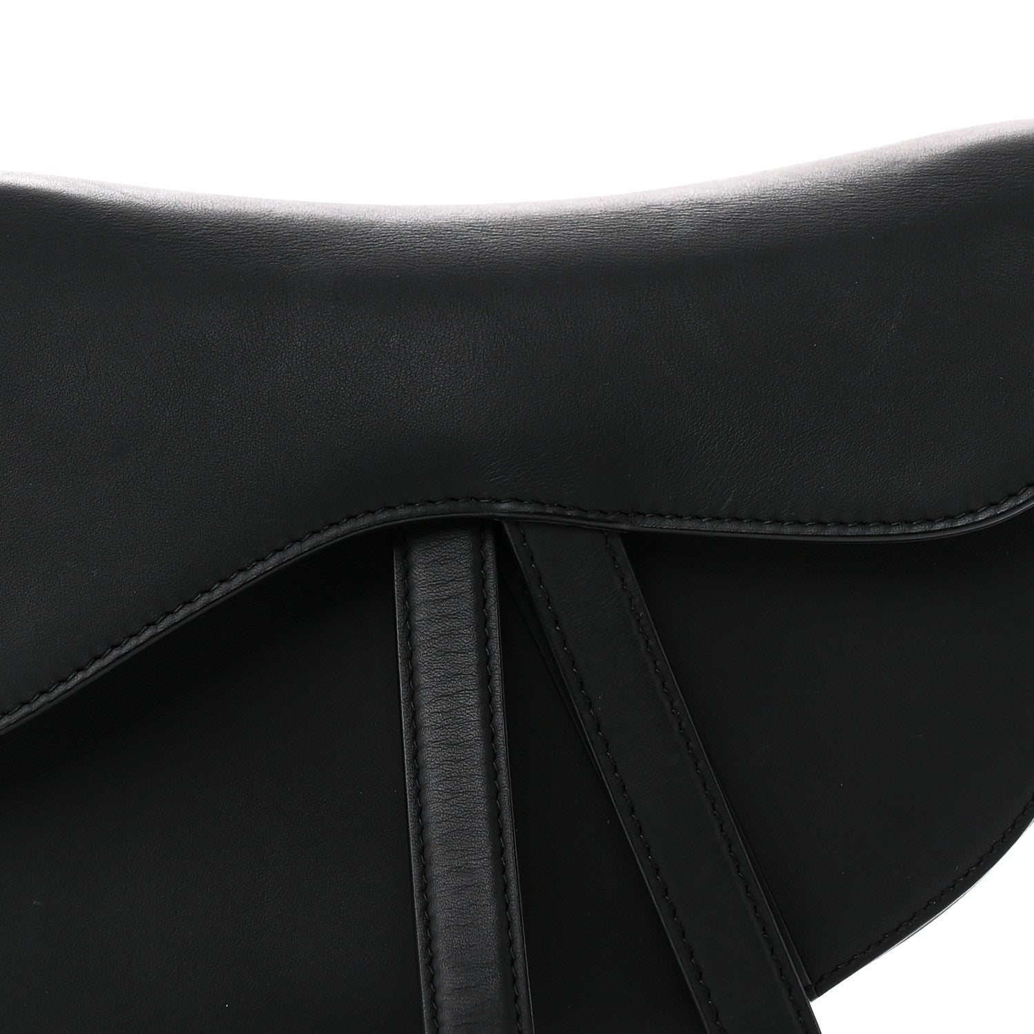 Christian Dior Ultra Matte Calfskin Saddle Bag Black 8 of 11