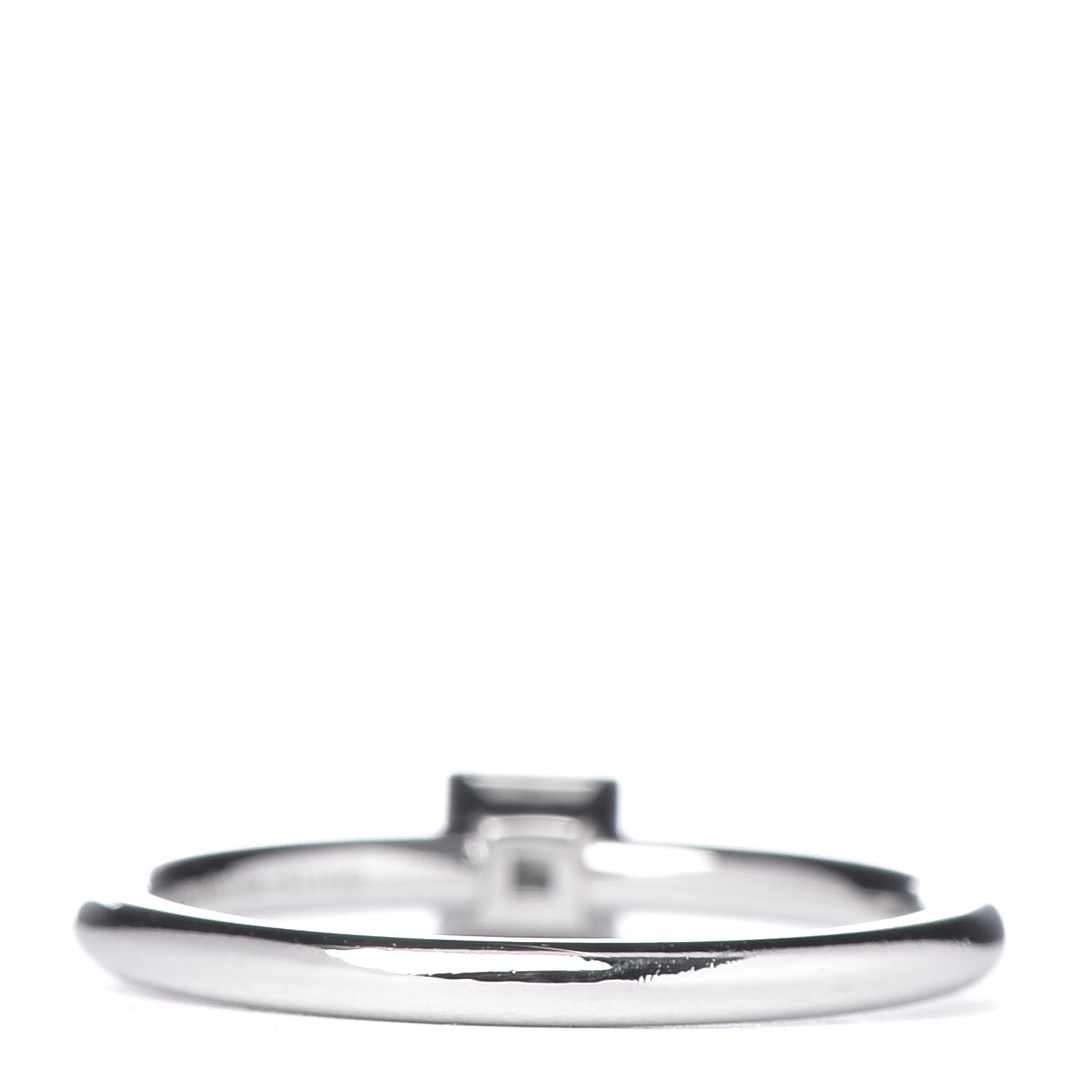 Tiffany Platinum Diamond .16ct Bezet Ring 49 4.75 4 of 5