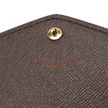 Louis Vuitton Damier Ebene Sarah Wallet NM 6 of 7