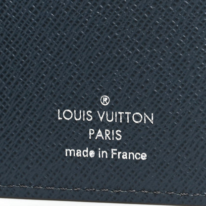 Louis Vuitton Epi Brazza Wallet Blue Marine 5 of 6