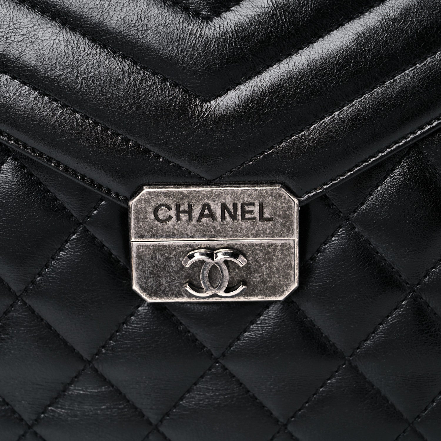 Chanel Calfskin Quilted Large Mad About Quilting Flap Black 19 of 19