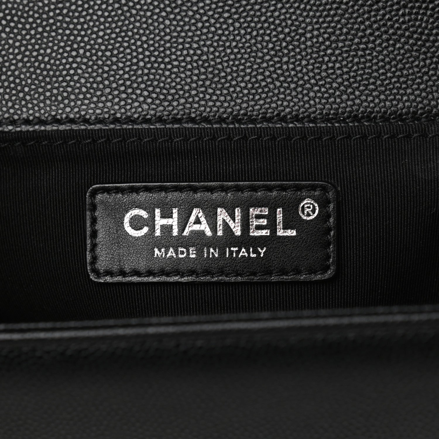 Chanel Caviar Quilted Medium Boy Flap Black 6 of 12