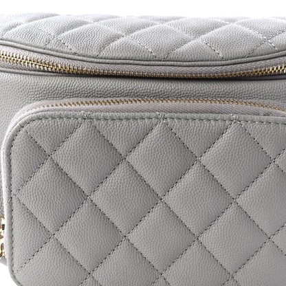 Chanel Caviar Quilted Business Affinity Waist Bag Grey 10 of 11