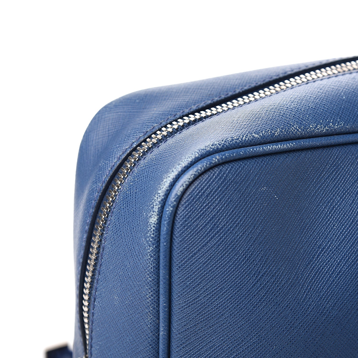 Prada Saffiano Travel Briefcase Bluette 7 of 18