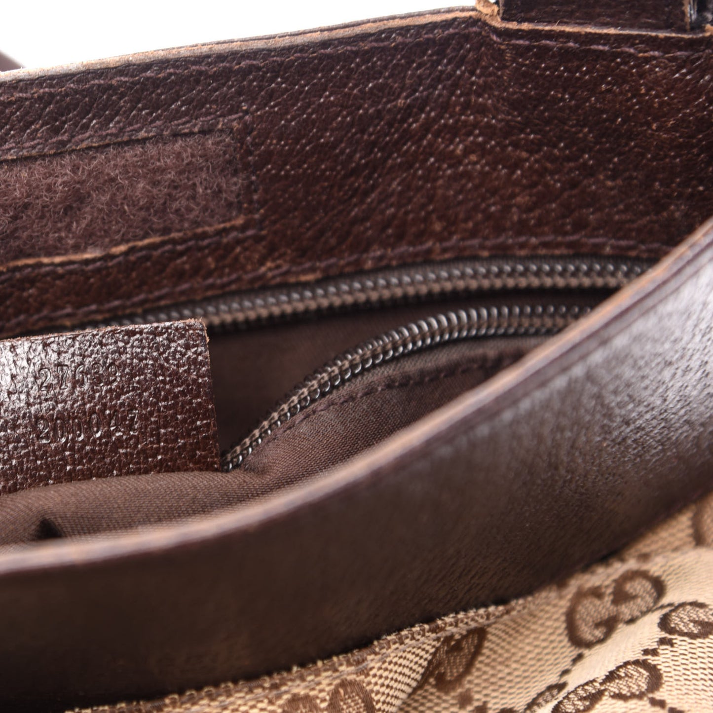 Monogram Messenger Crossbody Bag Dark Brown