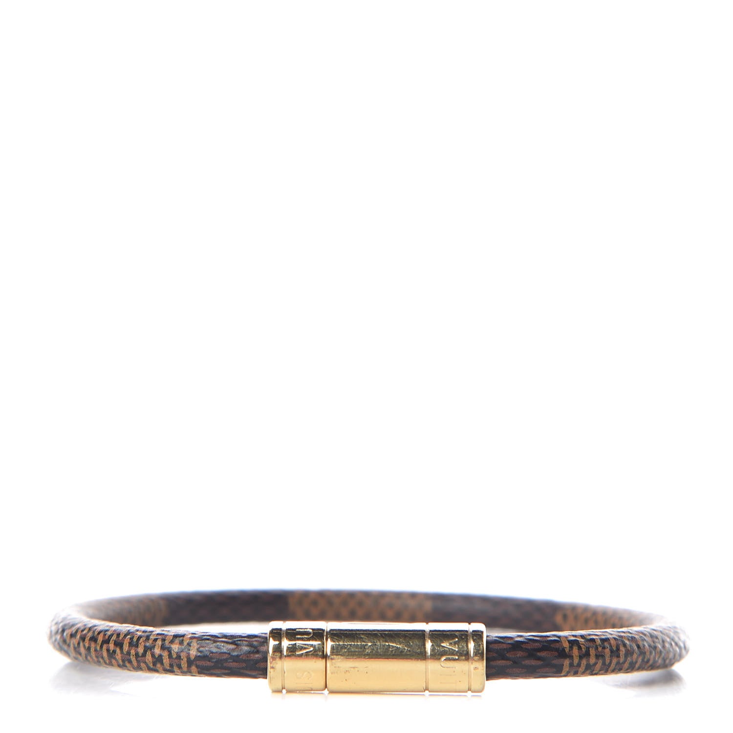 Louis Vuitton Damier Ebene Keep It Bracelet 19 1 of 4