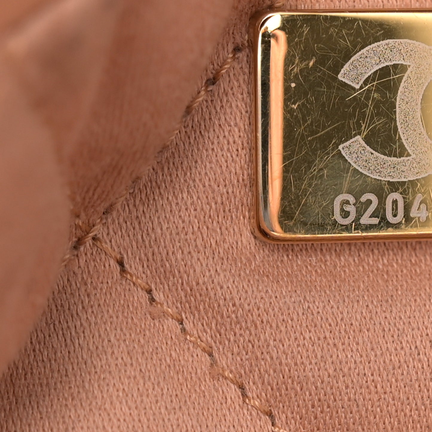 Shiny Calfskin Quilted Small Chanel 22 Beige