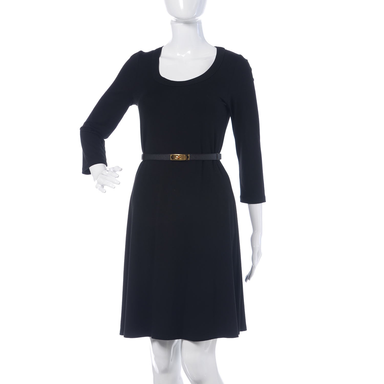 Hermes Epsom Kelly Belt Black 2 of 7