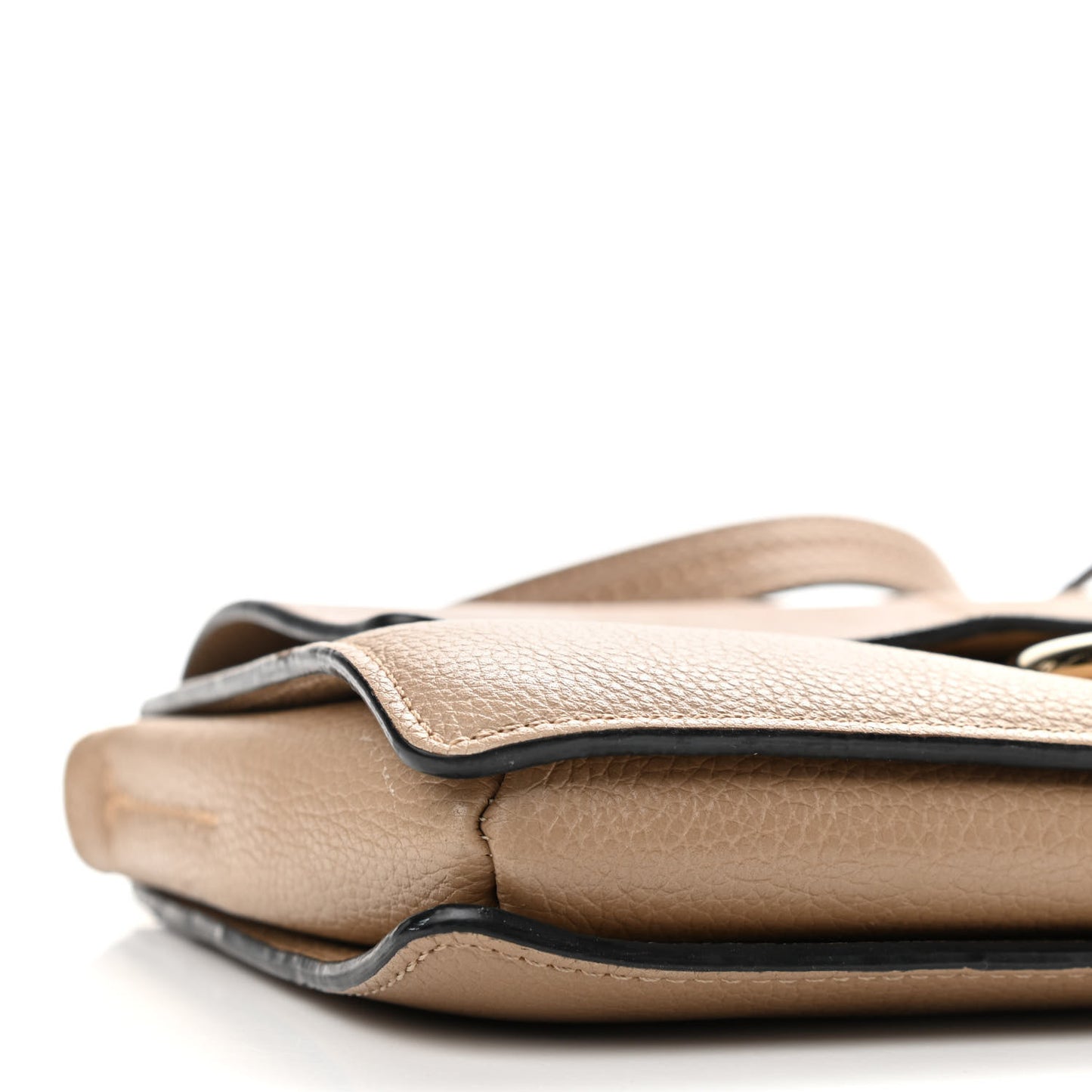 Goatskin Small Faye Shoulder Bag Tan