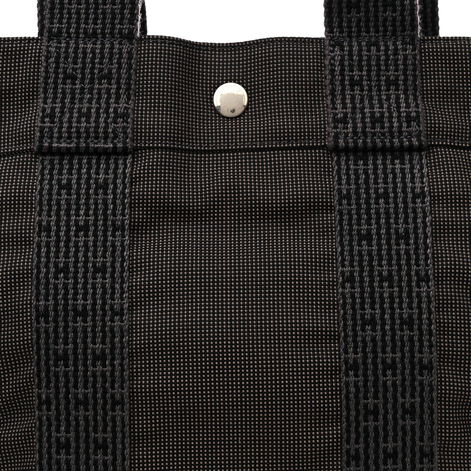 Hermes Canvas Herline Backpack Grey 8 of 10
