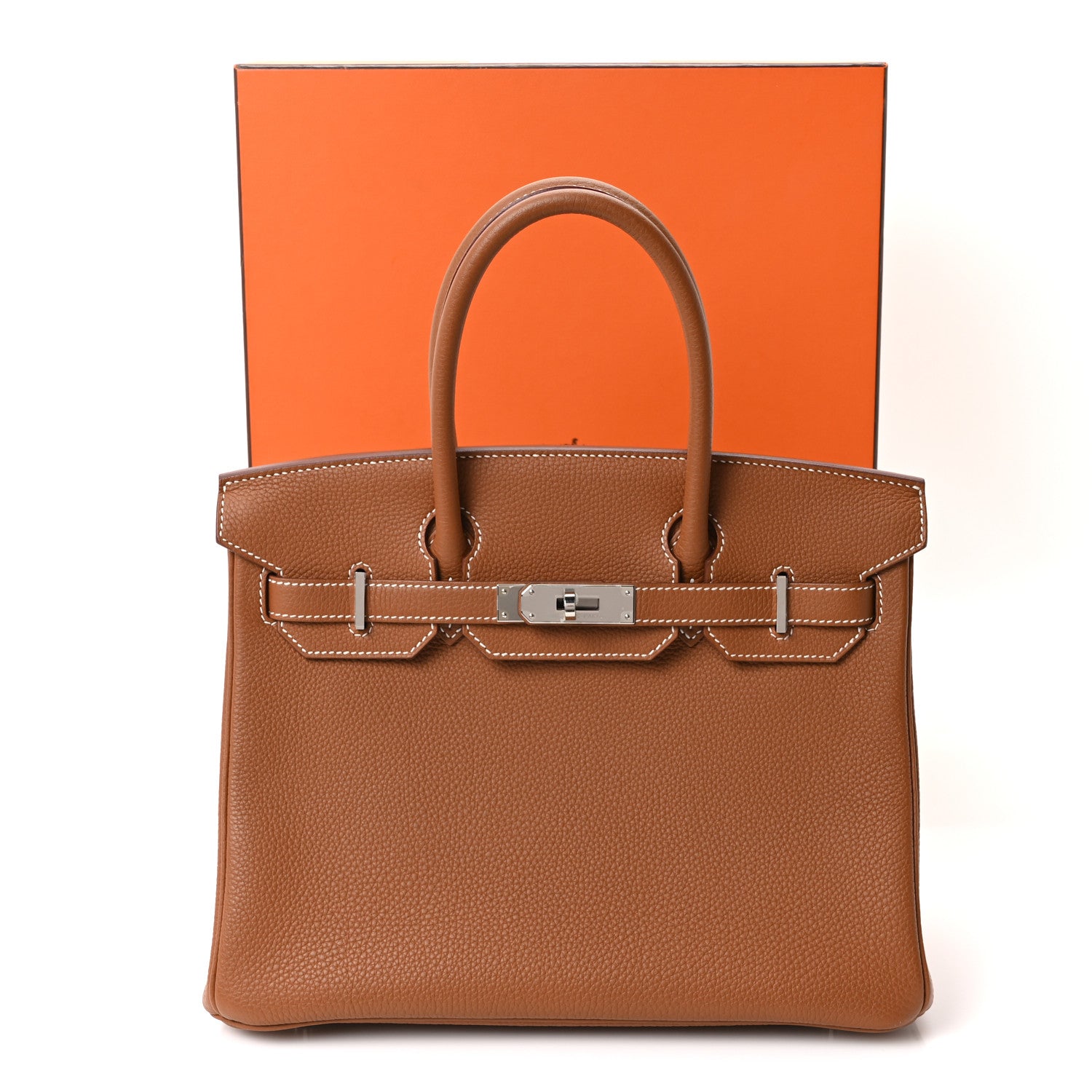 Hermes Togo BIRKIN 30 Gold 10 of 10