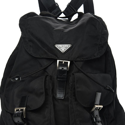 Prada Nylon Vela Medium Backpack Black 9 of 9