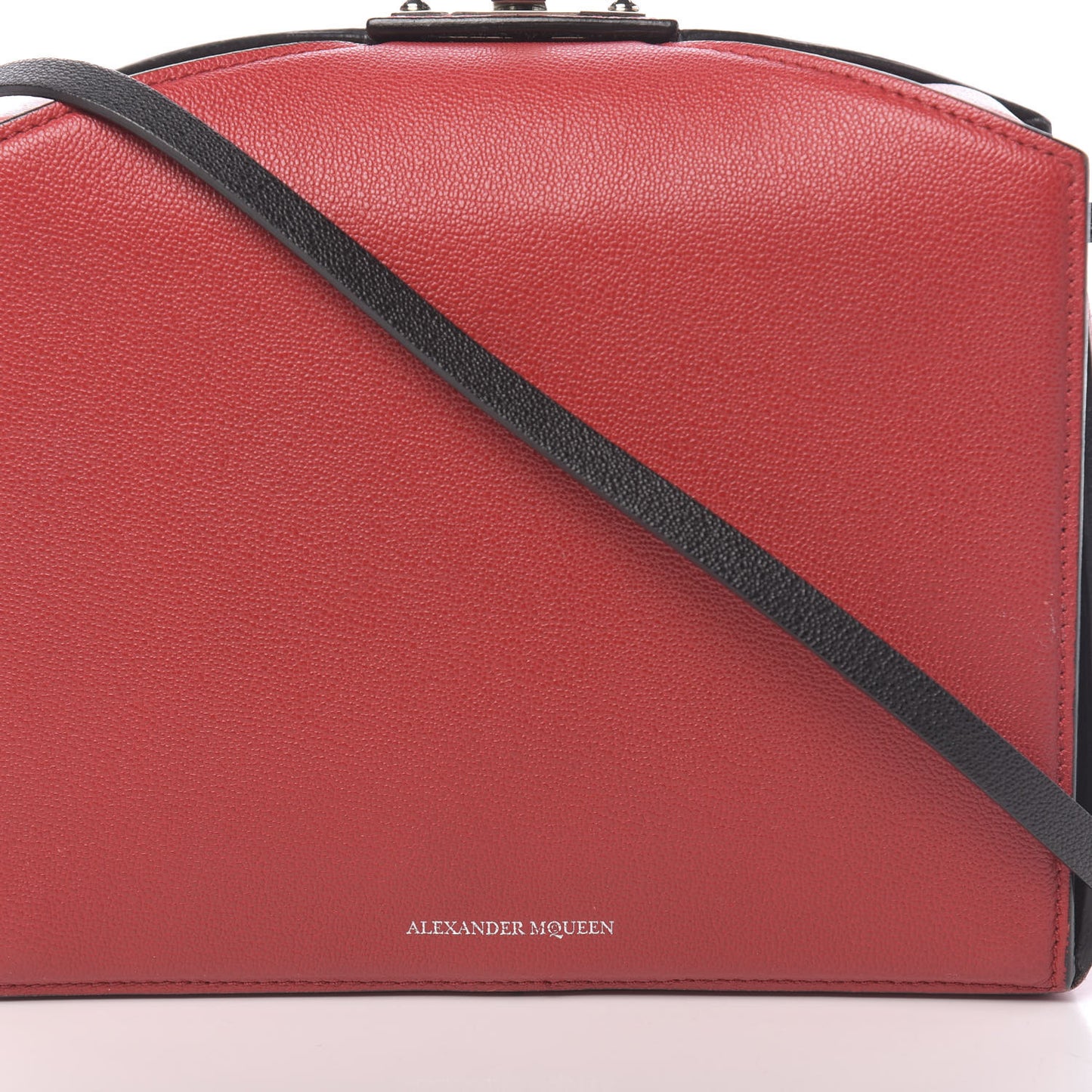 Calfskin Box Shoulder Bag Multicolor