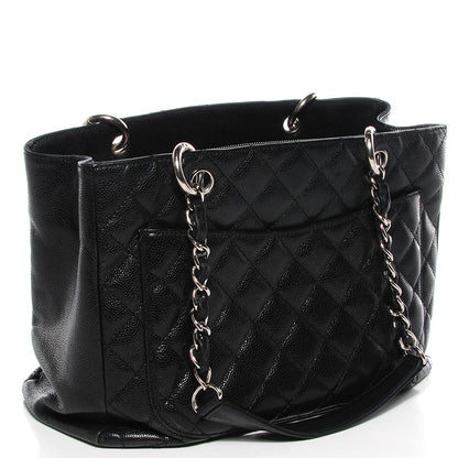 Chanel Caviar Grand Shopping Tote GST Black 3 of 7