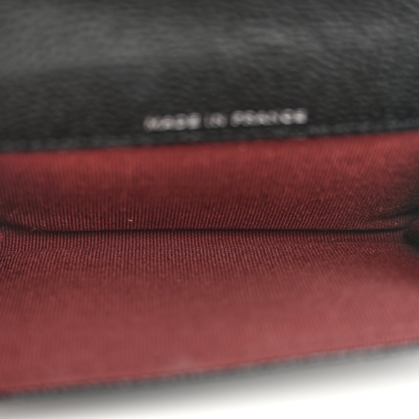 Caviar Quilted Flap Card Holder Wallet Black