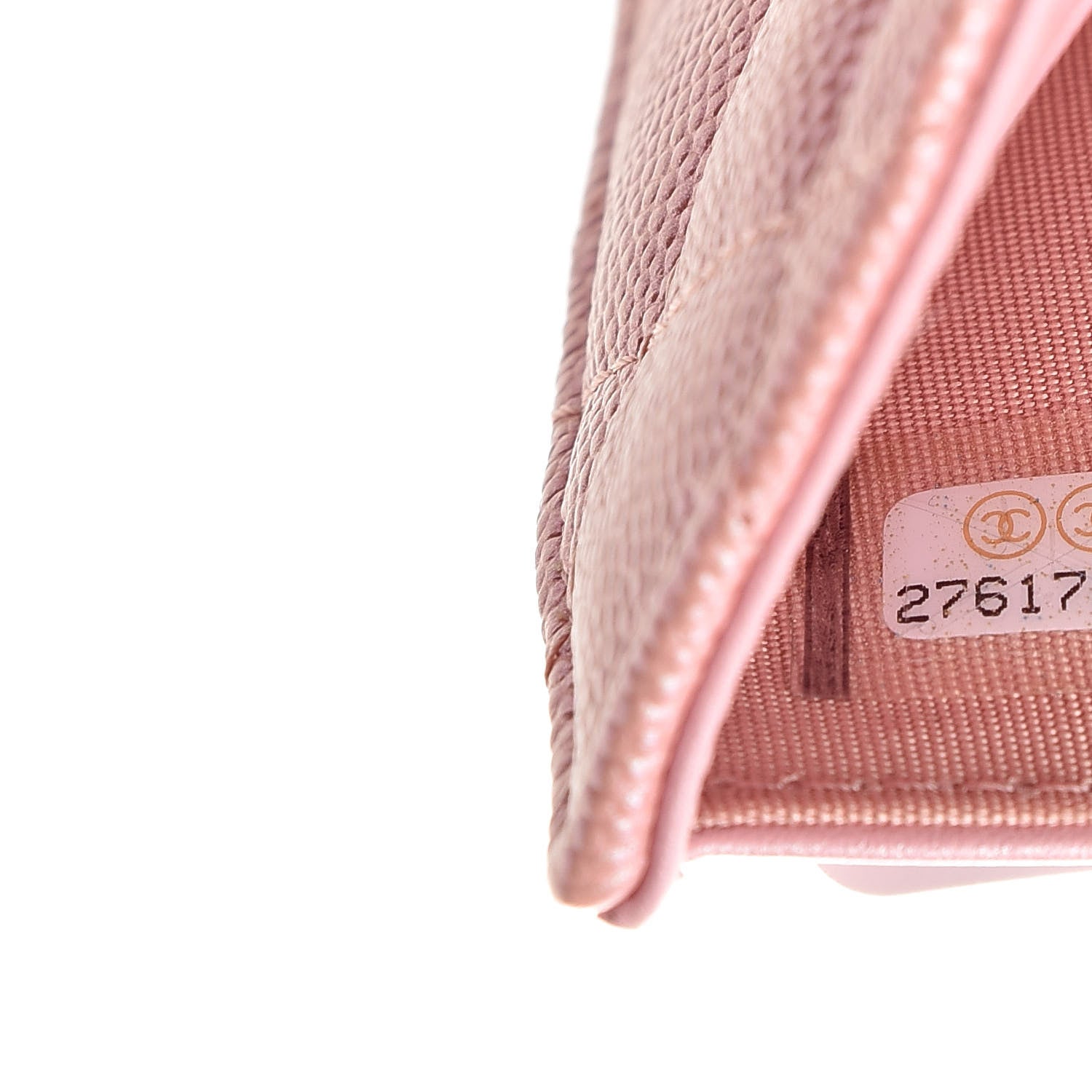 Chanel Iridescent Caviar Small Quilted Flap Wallet Rose Pink 8 of 9