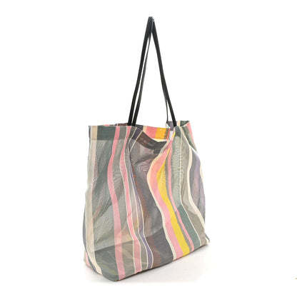 The Row Mesh Saddle Calfskin Barn Tote Bag Multicolor 4 of 10