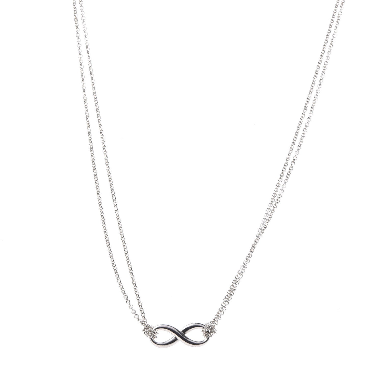 Sterling Silver Infinity Pendant Necklace